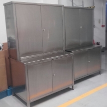 Stainless Steel cupboards for Industry