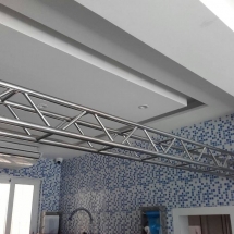 Stainless steel decorative beam